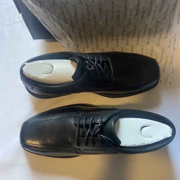Florsheim Low Coronis Steel Toe Work Shoes FS2000 Black Leather Sz 10.5 NEW - Picture 4 of 9